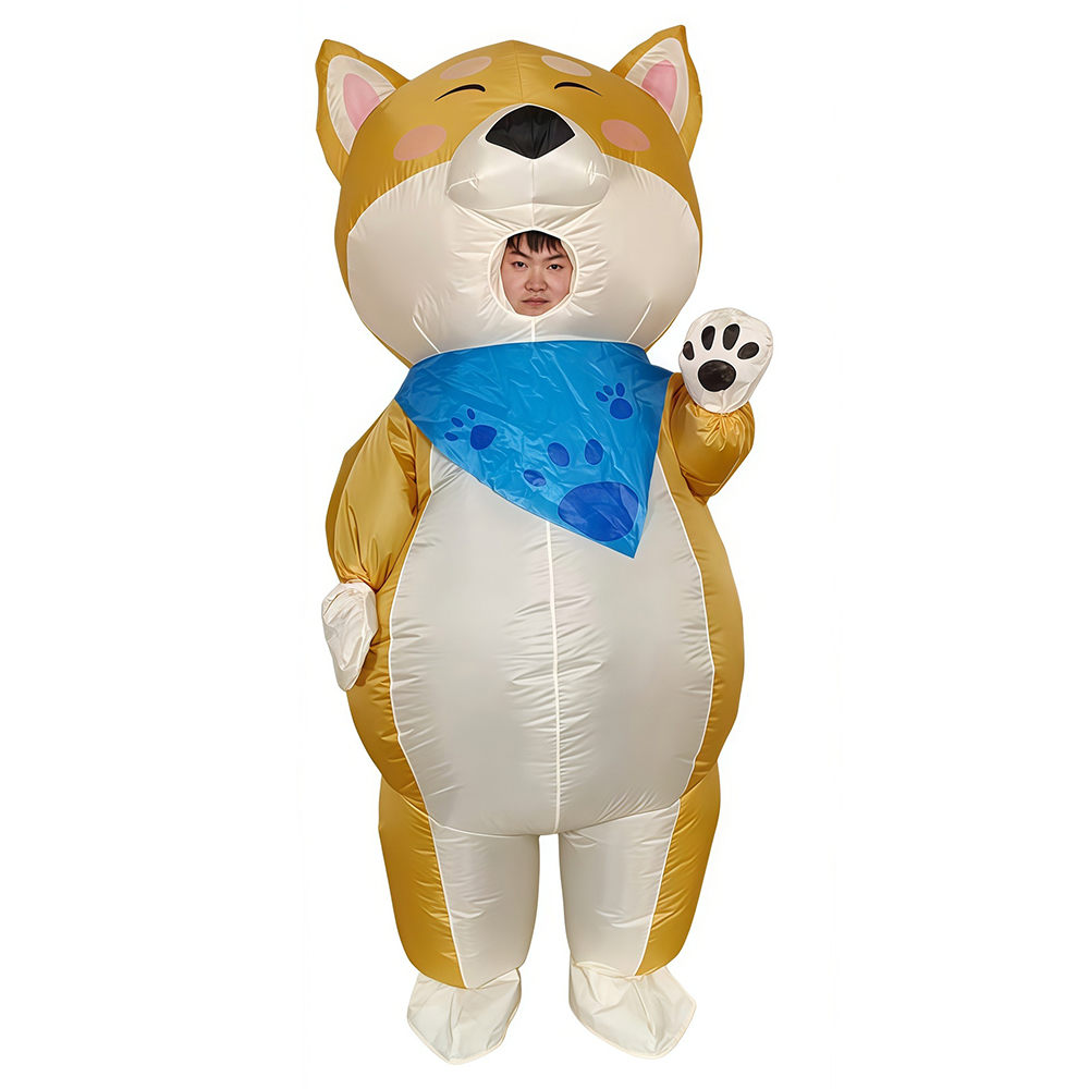 Cosplay Prop Business - Costume gonflable de chien jaune avec