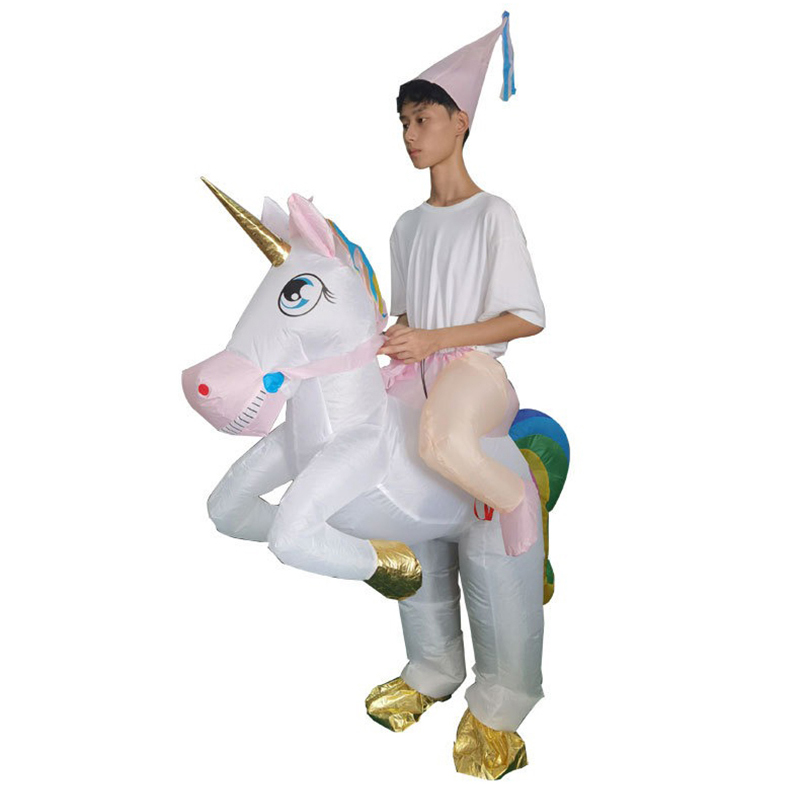 Cosplay Prop Business - Costume gonflable licorne pour parc d'attractions,