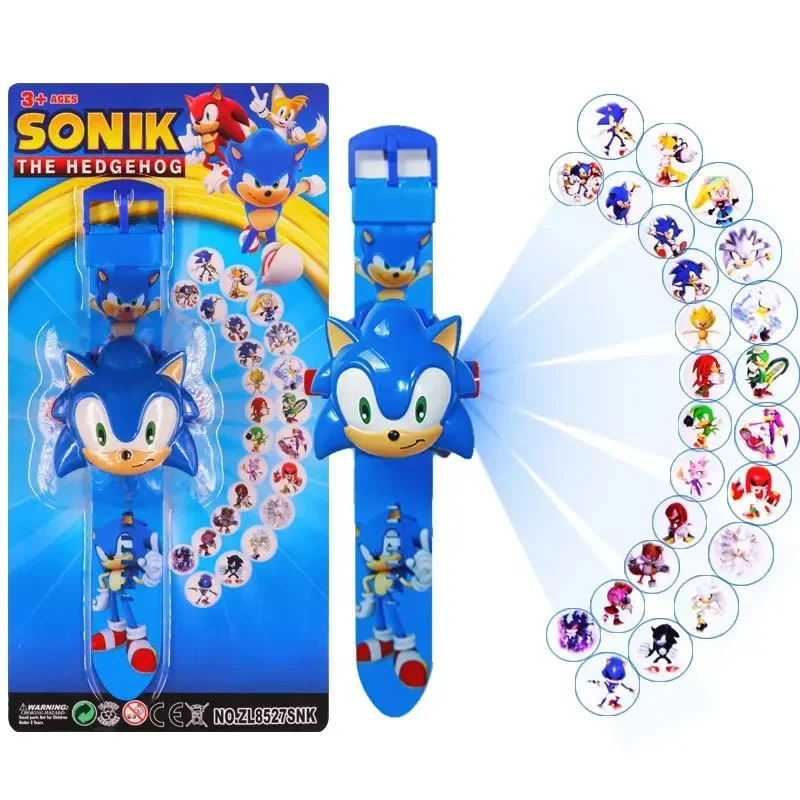 Cosplay Fire Prop - Montre Projecteur 3D Sonic Hérisson Dessin