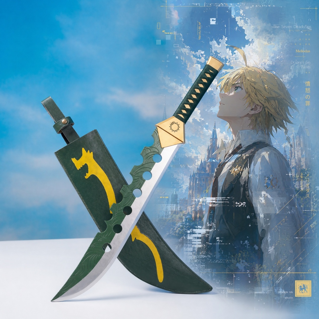 Cosplay Prop Katana - Katana Meliodas des Sept Pêchés capitaux,