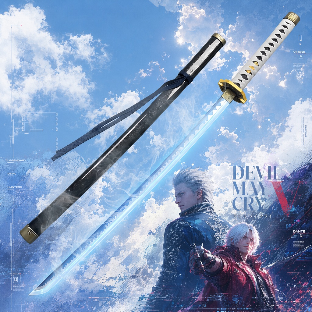 Katana DMC Vergil Devil May Cr - Cosplay Prop Katana avis et prix